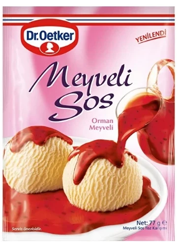 Dr. Oetker Tatlı Sos Meyveli 77 gr 3'lü avantajlı set - 2