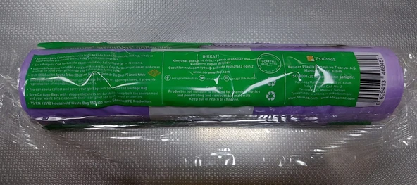 Sera Çöp Torbası Büzgülü Lavanta Kokulu Orta Boy 10 Lu 55 x 60 Cm x 6 Paket - 6