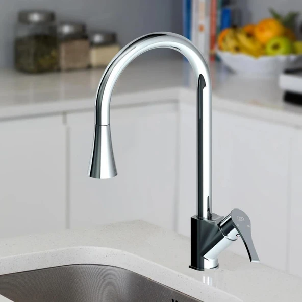 GPD Atros Spiralli Eviye Bataryası Krom MES66 - 2