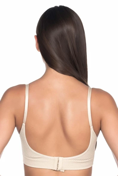 Kadın Balensiz İnce Askı Dikişsiz Lazer Kesim Sütyen 4040 - Resim 3