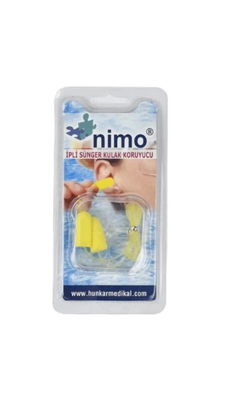 Nimo İpli Sünger Kulak Tıkacı