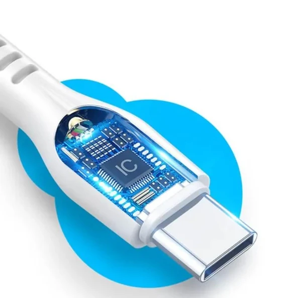 DUX DUCİS K-V Type C to Type-C PD 60W QC4.0 Hızlı Şarj Kablosu 1 Metre - Resim 5