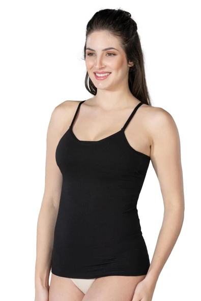 Siyah Mı 1412 Modal Cotton Kaplı Atlet