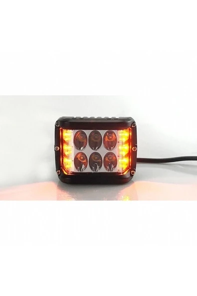 ASTRALED  1 Adet Kaput Üstü Offroad Projektör Sis Çalışma Lambası 12 Ledli 36 watt