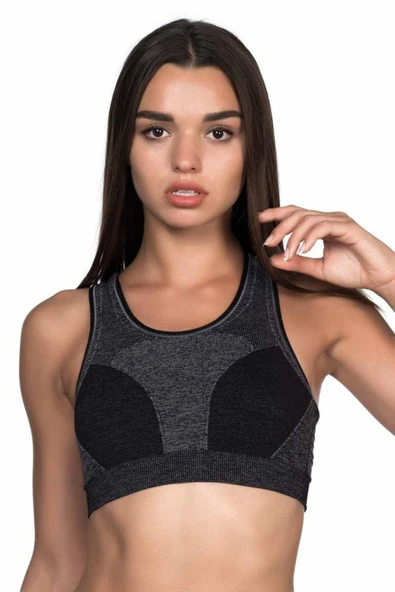 Siyah Mı 4026 Double Sporcu Büstiyer