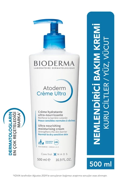 Bioderma Atoderm Ultra Nemlendirici Krem 500 ml