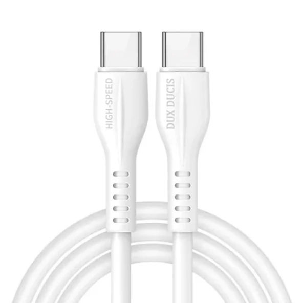 DUX DUCİS K-V Type C to Type-C PD 60W QC4.0 Hızlı Şarj Kablosu 1 Metre