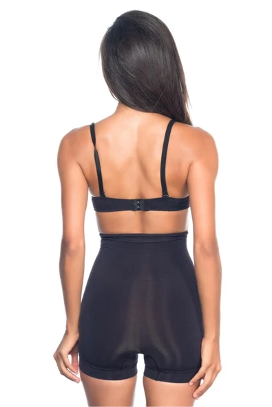 Siyah Mı 7027 Düşük Bel Boxer Korse - Resim 3