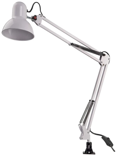 Noas YL86-1310 Köln Mengeneli Metal Gövdeli Masa Lambası Beyaz