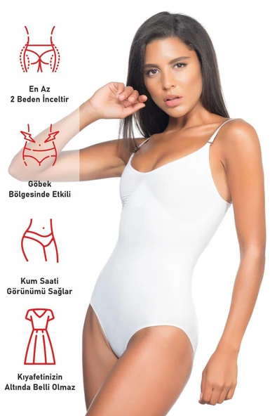 Beyaz Mı 2072 Body Korse - Resim 3