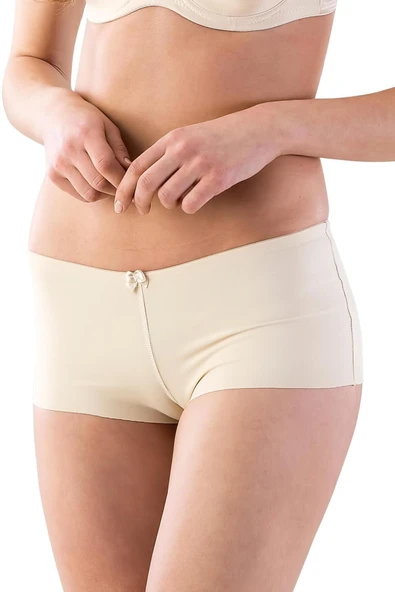 Kadın Ten Lazer Kesim Boxer Korse ürün görseli