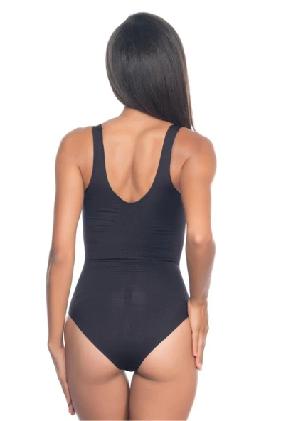 Siyah Mı 2018 Kalın Askılı Body Korse - Resim 3