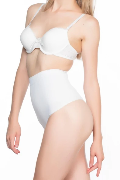 Beyaz Mı 2054 Masajlı String Korse - Resim 2