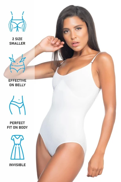 Beyaz Mı 2072 Body Korse - Resim 4