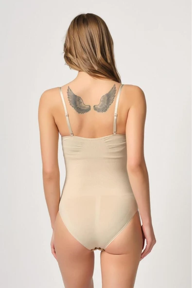 Ten Mı 2043 Göğsü Açık Agraflı Body Korse - Resim 3