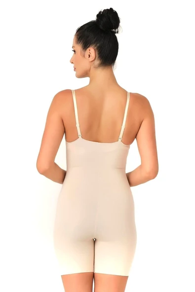 Ten Mı 2758 Lazer Kesim Göğsü Açık Boxer Korse - Resim 2