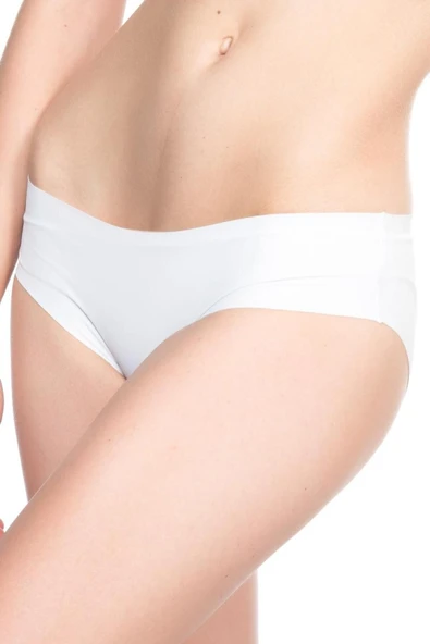 Beyaz Mı 2818 Slip Külot Lazer Korse - Resim 2