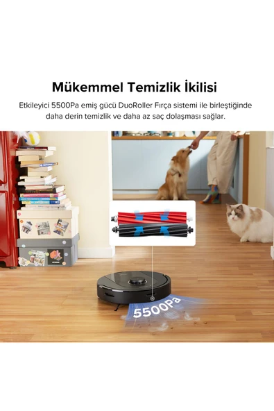 Roborock Q5 Pro Siyah Akıllı Robot Süpürge Siyah - 4