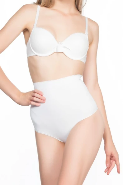 Beyaz Mı 2054 Masajlı String Korse
