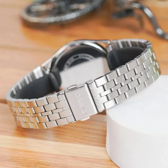 Casio MTP-B146D-7AVDF Quartz Çelik Gri 35 mm Erkek Kol Saati - 7