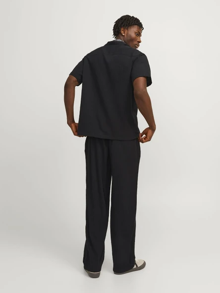 JACK JONES Erkek Kısa Kollu Pamuklu Gömlek 12255781 - 3