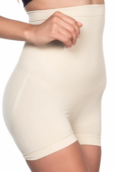 Ten Mı 2055 Yüksek Bel Masajlı Boxer Korse - Resim 2