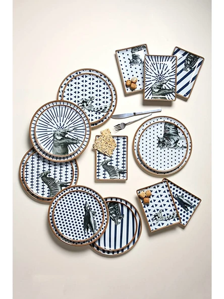 Porland Animals 18 Parça 6 Kişilik İkram ve Kahvaltı Takımı