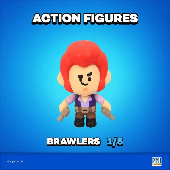 Brawl Stars Tekli Aksiyon Figürü - Colt - Resim 4