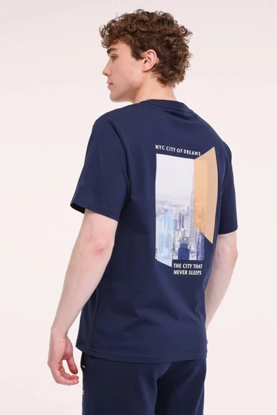 Lumberjack ML RENZO 11URB4005 5FX Lacivert Erkek Kısa Kol Tişört 102006480 - 2