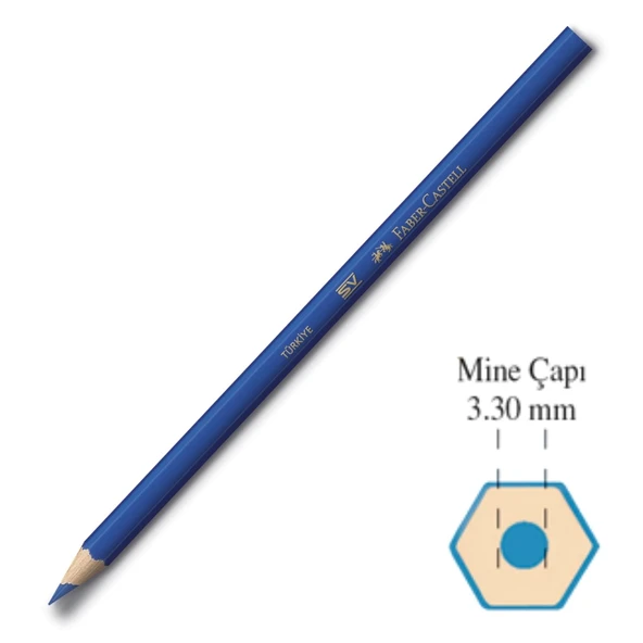 Faber Castell Karton Kutu Tam Boy Kuru Boya Kalemi 24 Renk - 3