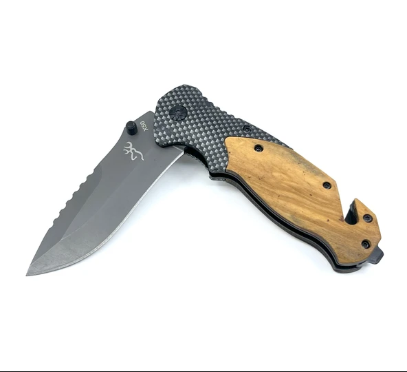 Zeytin Ağacı Kabze Flipper Kamp Çakısı - 3