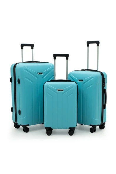 Petra Üçlü Lüx Abs Valiz Seti - 11