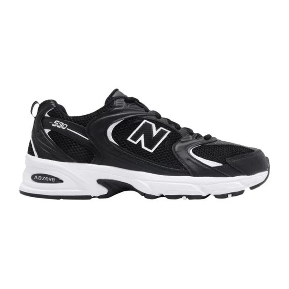 New Balance 530 Black White Spor Ayakkabı