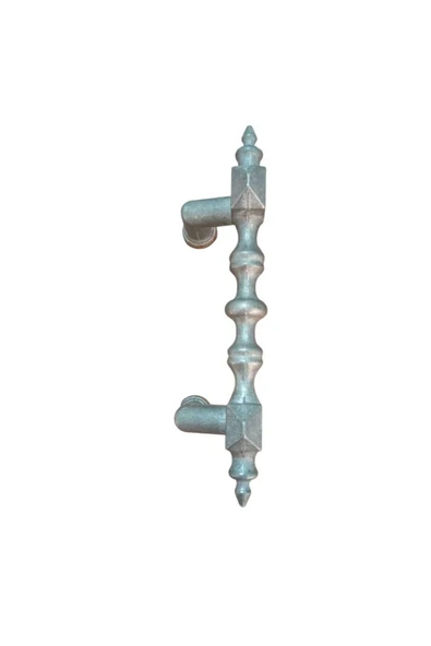 Demir Döküm Ferforje Gold L Kapı Kolu Boyasız 19 cm 1102-CN