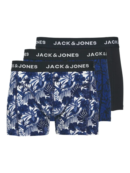 JACK JONES Erkek Pamuklu 3 lü Paket Boxer 12267054