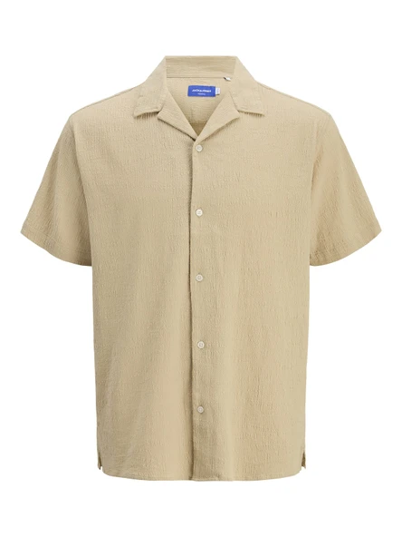 JACK JONES Erkek Kısa Kollu Pamuklu Gömlek 12255781 - 5