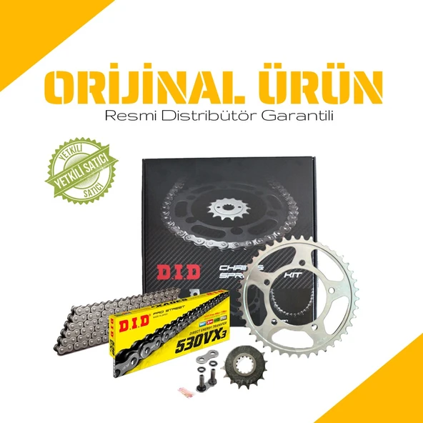 DID YAMAHA FZ6 FAZER ZİNCİR DİŞLİ SETİ (2004-2009) X-RİNGLİ ZİNCİR (ÇELİK RENK) - Resim 3