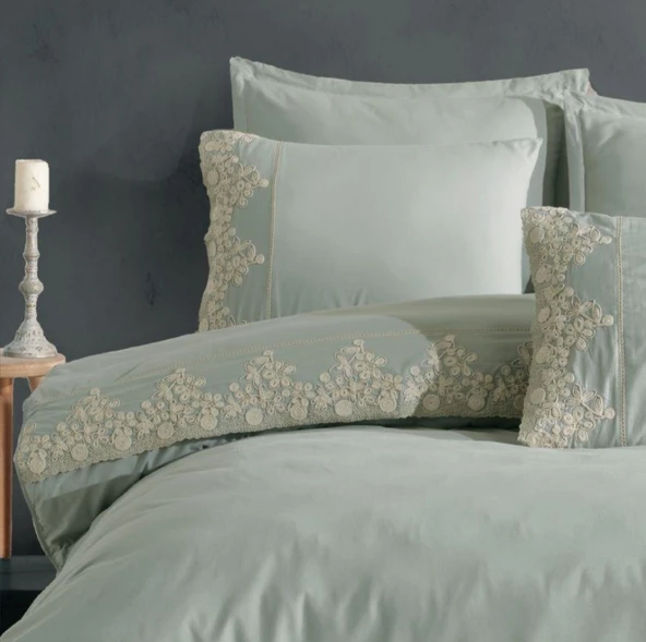 Clasy Çift Kişilik Butik Uyku Seti Osela V5 Mint - 2