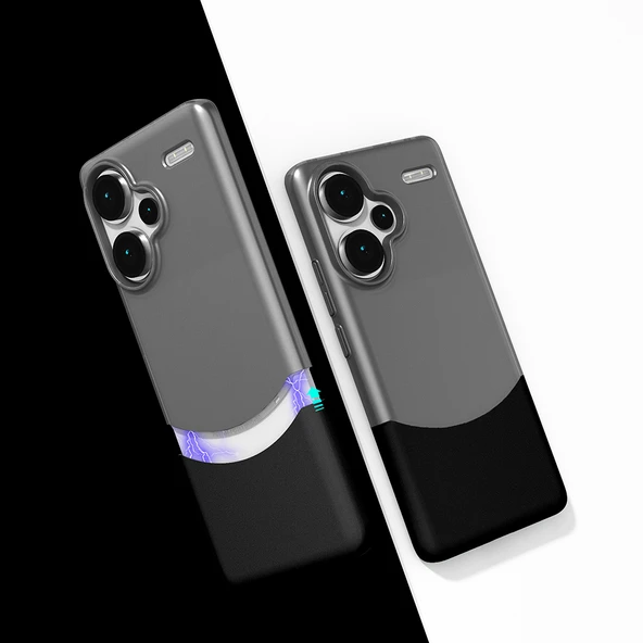 Xiaomi Redmi Note 13 Pro Plus 5G Kılıf Mıknatıslı Zore Duble Kapak - Resim 8