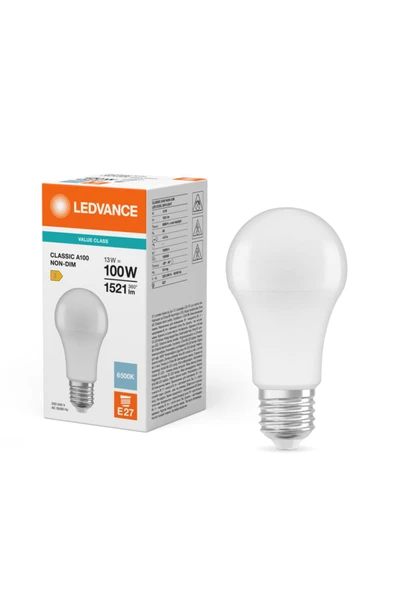 Osram Led 13W 6500K 1521lm E27 Duy Beyaz Işık Ampul / 4099854049026