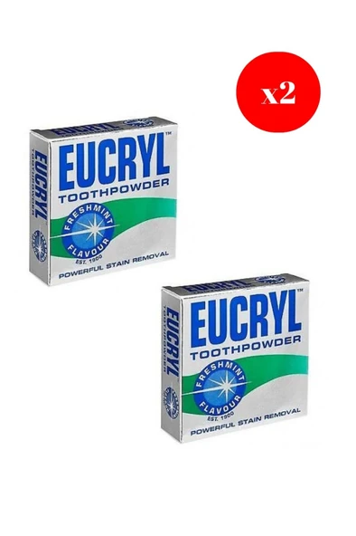 Eucryl Diş Beyazlatma Pastasi Original 50Gr X2 ADET