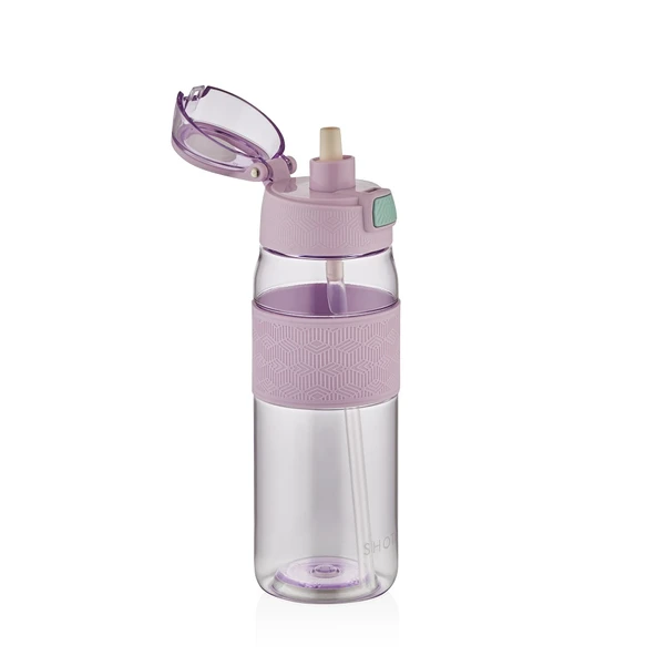 Shotay ST-7202 600ml Mor Pipetli Tritan Matara - Resim 2