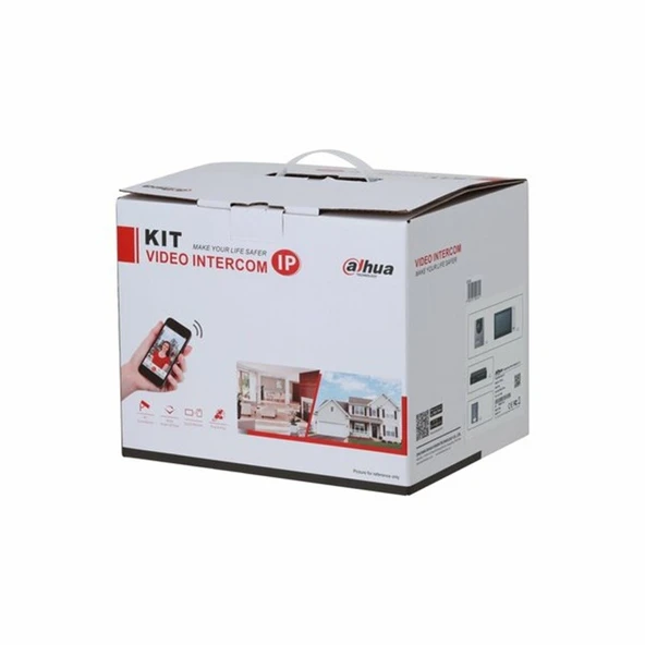 Dahua KTP01-S2(S) 7"inç Ekran 2mp IP Villa Kiti İç ve Dış Ünite Cat6 Kablo İle Çalışır - 2