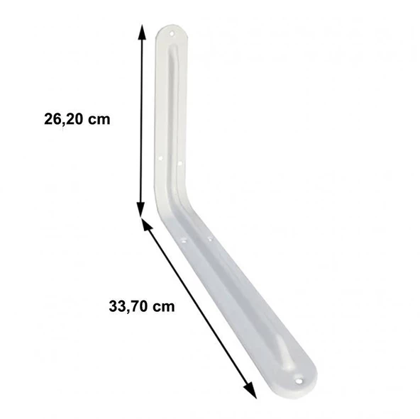 Avmdepo  Raf Altı 12x14 mm Beyaz