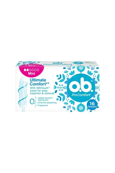 OB TAMPON MİNİ ULTİMATE COMFORT 16 LI