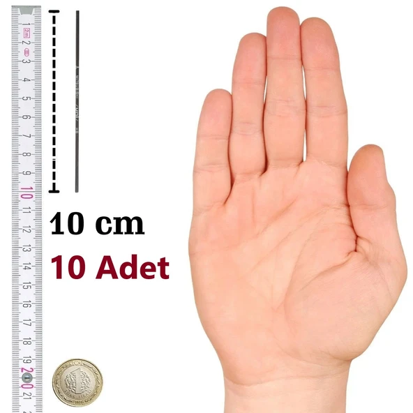 2B - 2-1,8mm - 10cm Portmin Versatil Çizim Kalem Ucu (10 adet) - 2