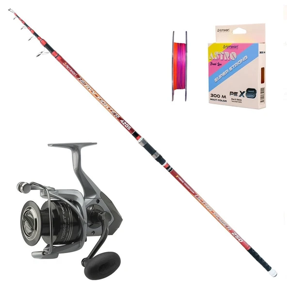 Okuma Tomcat 8000 - Remixon Heavy Fighter 420cm Surf Olta Seti ürün görseli