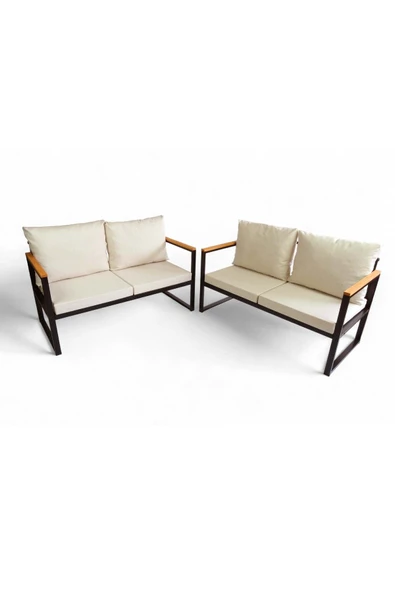 Woodesk  Rosa Bahçe Takımı 2+2 CPT5548-130