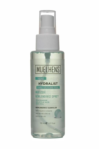 MUELHENS HYDRALIST NEMLENDİRİCİ SPREY YAĞLI CİLT 110 ML