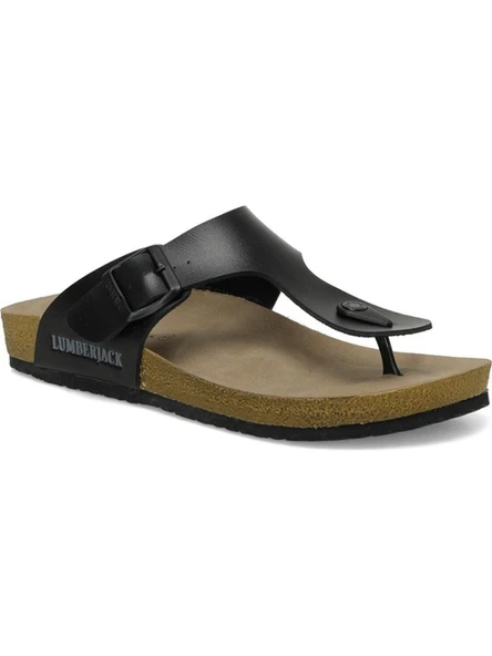 LUMBERJACK BİTE PARMAK ARASI SİYAH ANATOMİK PARMAK ARASI CASUAL TERLİK - 4
